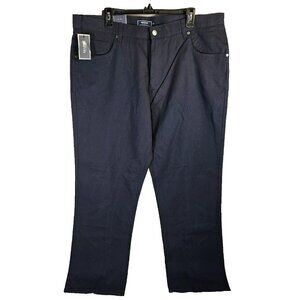 MAINE New England Regul Bedford Dress Pants NWT Men's Size 40x32 Dark Navy Blue
